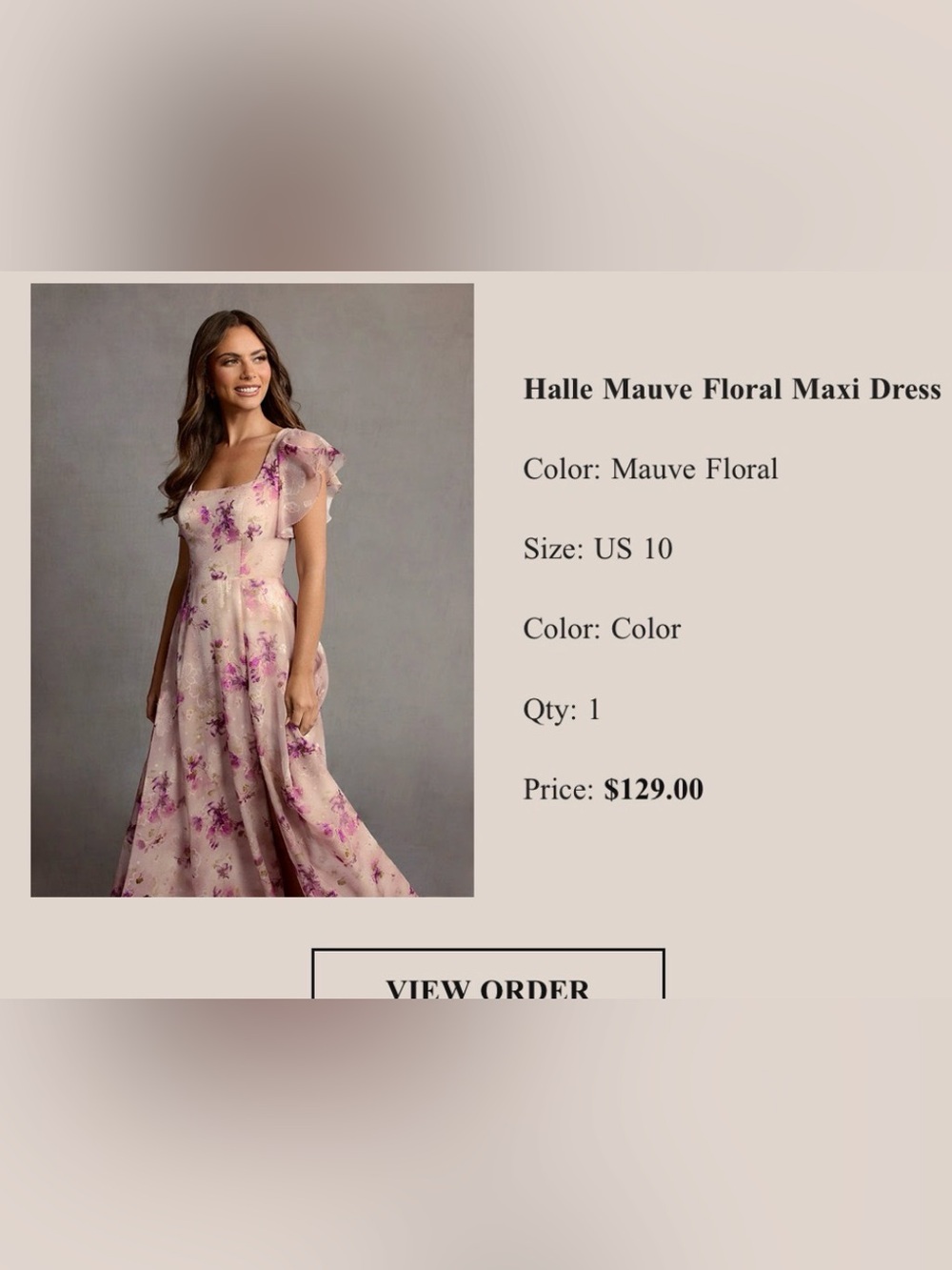 Never worn tags on Floral Pink Ruffle Sleeve Maxi Dress